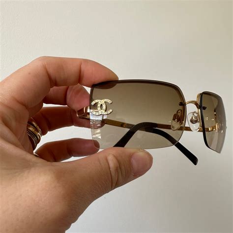 chanel rimless sunglasses nordstrom|Chanel sunglasses usa price.